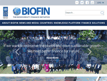 Tablet Screenshot of biodiversityfinance.net
